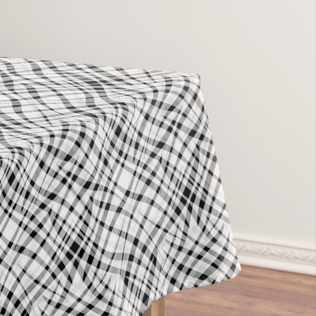 Abstract, geometric tablecloth (In Situ)