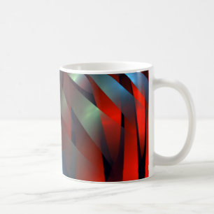 Abstract geometric texture coffee mug