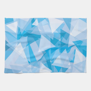 Abstract Geometric Triangle Pattern Kitchen Towel