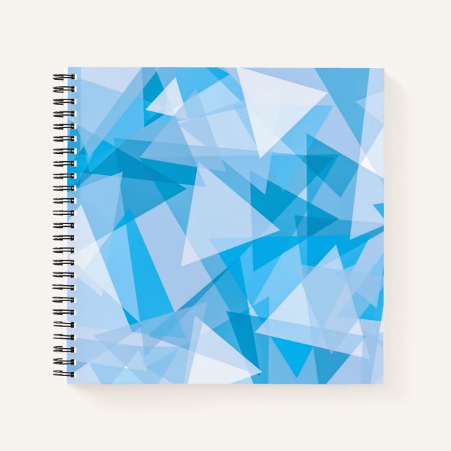 Abstract Geometric Triangle Pattern | Notebook (Front)