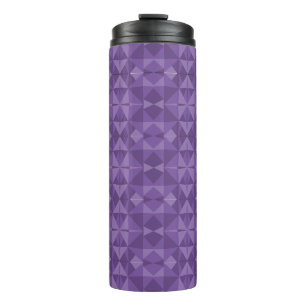 Abstract Geometric Triangle Pattern Thermal Tumbler