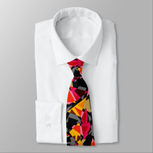 Abstract Geometric Triangles  Geometric Shapes Tie