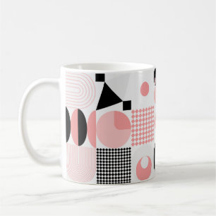 Abstract geometric vintage pattern made with simpl coffee mug