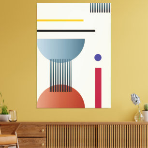 Abstract geometric wall art