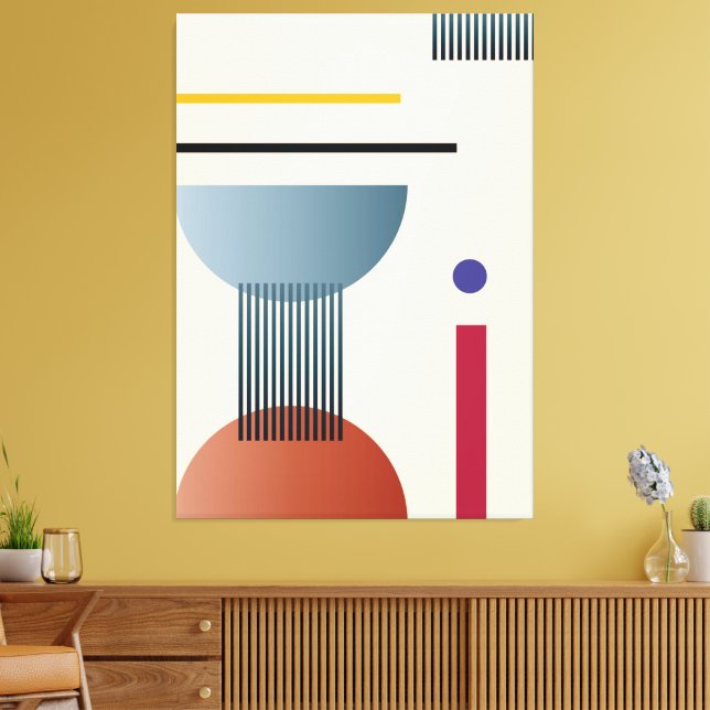 Abstract geometric wall art  (Insitu(LivingRoom))