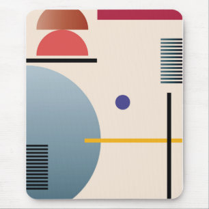 Abstract geometric wall art mouse mat