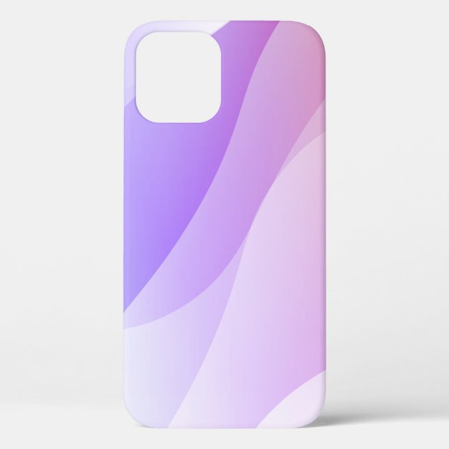 Abstract Geometric Wave Shape with Gradient Soft C Case-Mate iPhone Case (Back)