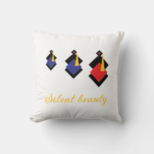 Abstract Geometric Women Throw Pillow – Modern Min