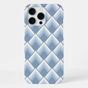 Abstract geometrical, blue and off white 2 iPhone iPhone 16 Pro Max Case