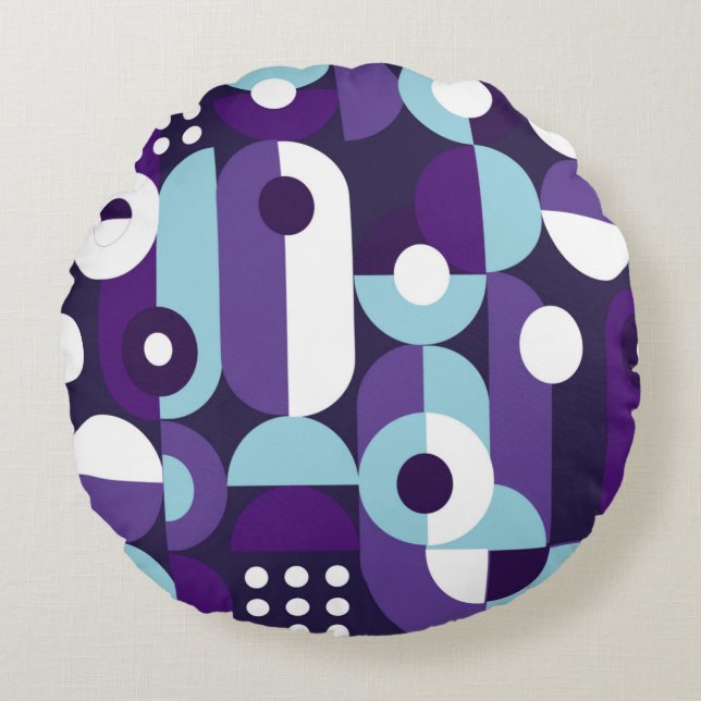 Abstract geometrical formsabstract,art,artwork,bac round cushion (Front)