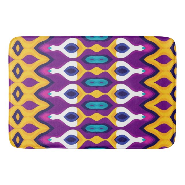 Abstract geometry bath mat (Front)