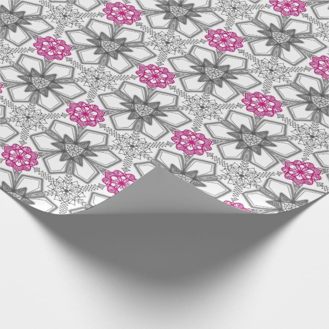 Abstract geometry wrapping paper (Corner)
