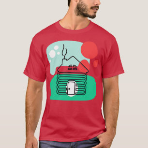 Abstract Gingerbread House T-Shirt