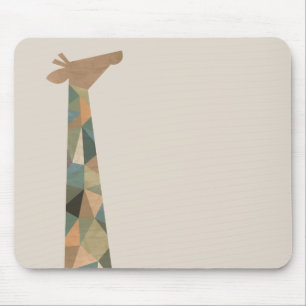 Abstract Giraffe Mouse Mat