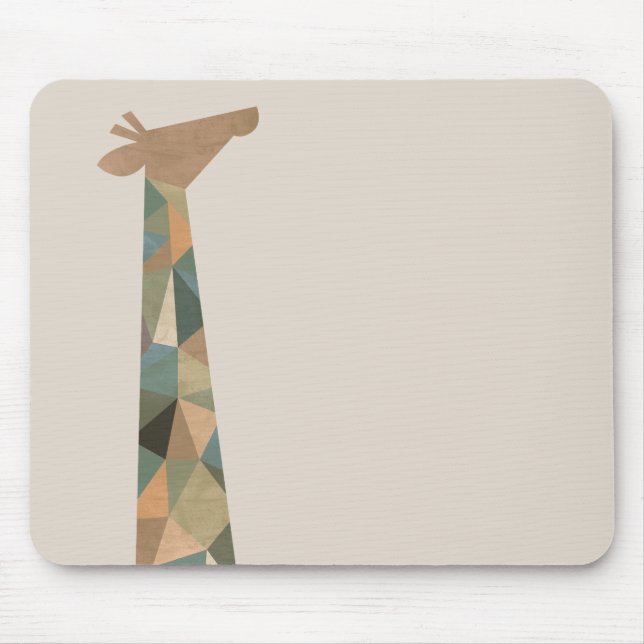 Abstract Giraffe Mouse Mat (Front)