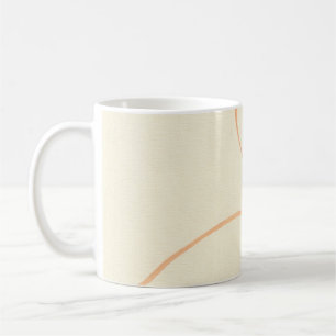 Abstract girl face. beautiful woman. fashion illus coffee mug