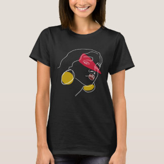 Abstract Girl Outline T-Shirt