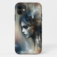 Abstract Girl Painting