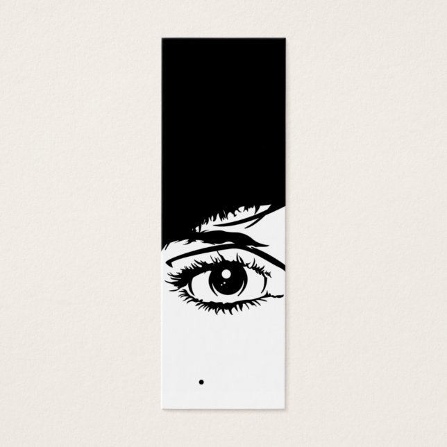 Abstract Girls Face Bookmark (Front)