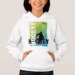 Abstract Girls Hockey