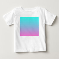 abstract girly pink turquoise ombre mermaid colour