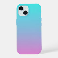 abstract girly pink turquoise ombre mermaid colour