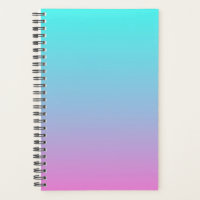 abstract girly pink turquoise ombre mermaid colour