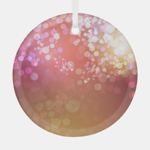 Abstract glamourous sparkle background. glass tree decoration