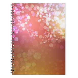 Abstract glamourous sparkle background. notebook