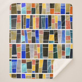 Abstract glass mosaic: high-resolution texture. sherpa blanket