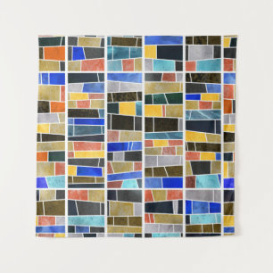 Abstract glass mosaic: high-resolution texture. tapestry