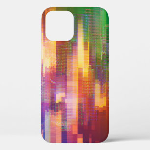 Abstract glitch: test screen texture iPhone 12 case