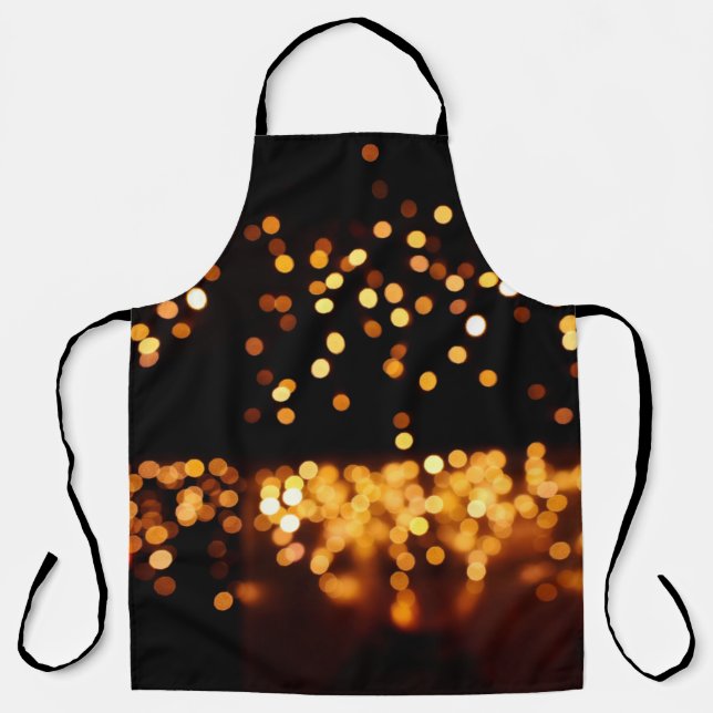 Abstract glitter lights apron (Front)