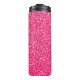 Abstract glitter lights background. de-focusedback thermal tumbler