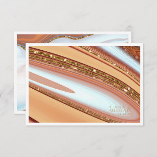 Abstract Glitter Strata Details Wht SW ID903 Enclosure Card