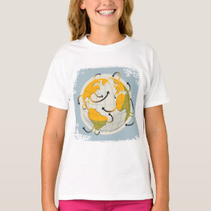 Abstract Globe Girls T-Shirt