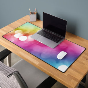 Abstract Glow Desk Mat