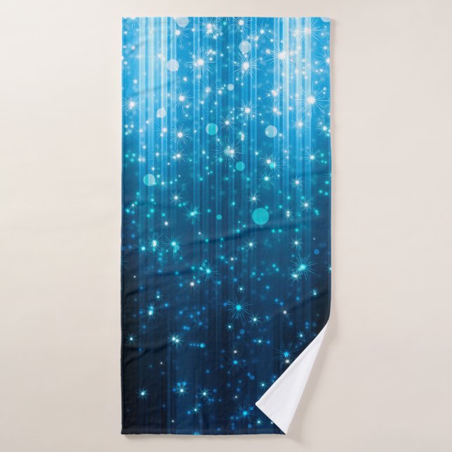 Abstract glowing background bath towel (Bath Towel)