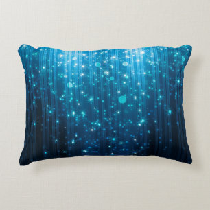 Abstract glowing background decorative cushion