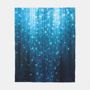 Abstract glowing background fleece blanket