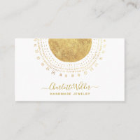 Abstract Gold Circle Handmade Jewellery