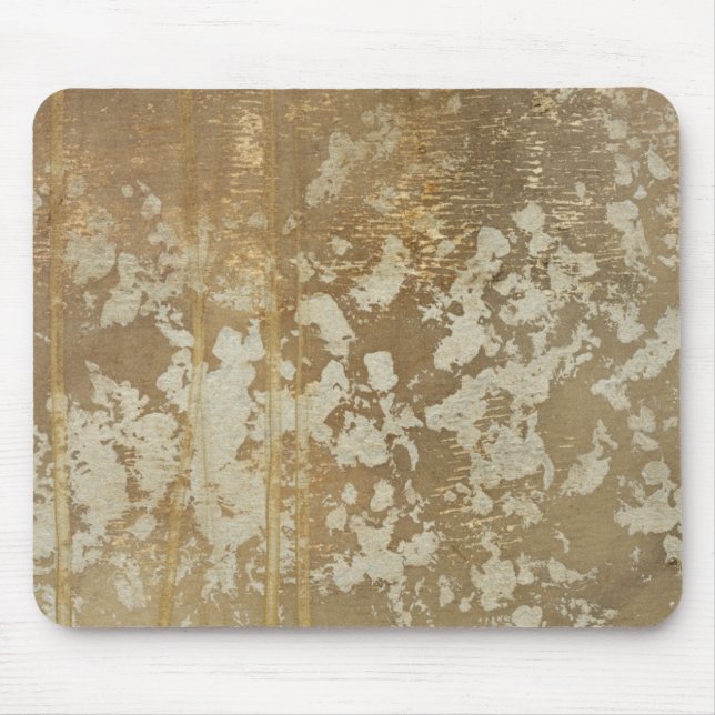 Abstract Gold Painting with Silver Speckles Mouse Mat (Front)