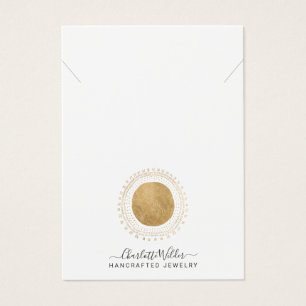 Abstract Gold Sun Handcrafted Faux Foil Product