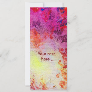 ABSTRACT GOLD SWIRLS , red pink purple yellow