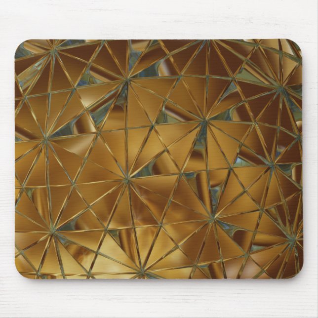 abstract golden mouse mat (Front)
