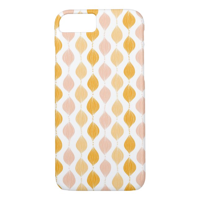 Abstract golden ogee pattern background Case-Mate iPhone case (Back)