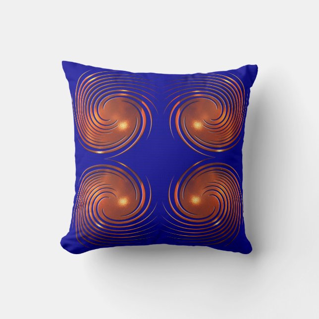 Abstract Golden spiral illustration. Cushion (Front)