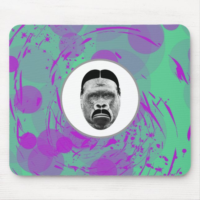 Abstract Gorilla Mousepad (Front)