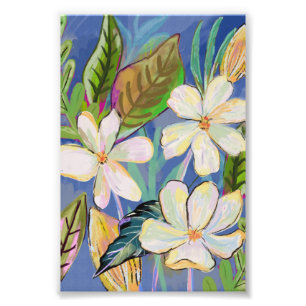 Abstract Gouache Botanical Print