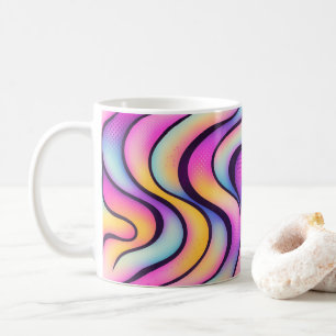 Abstract Gradient Waves Mug